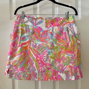 Lily Pulitzer Marigold Skort Scuba to Cuba sz 8